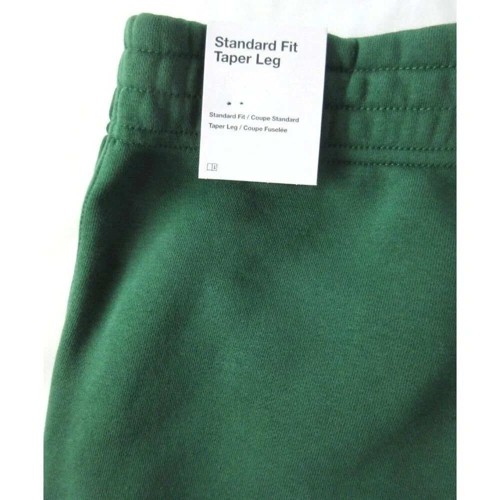 Nike Men's Fleece Lined Jogger Pants Tapered Leg Gorge Green White Slim Fit NWT - Picture 4 of 4